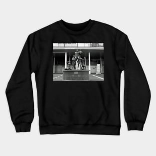 The statue of Martin Offiah, Wembley Stadium Crewneck Sweatshirt